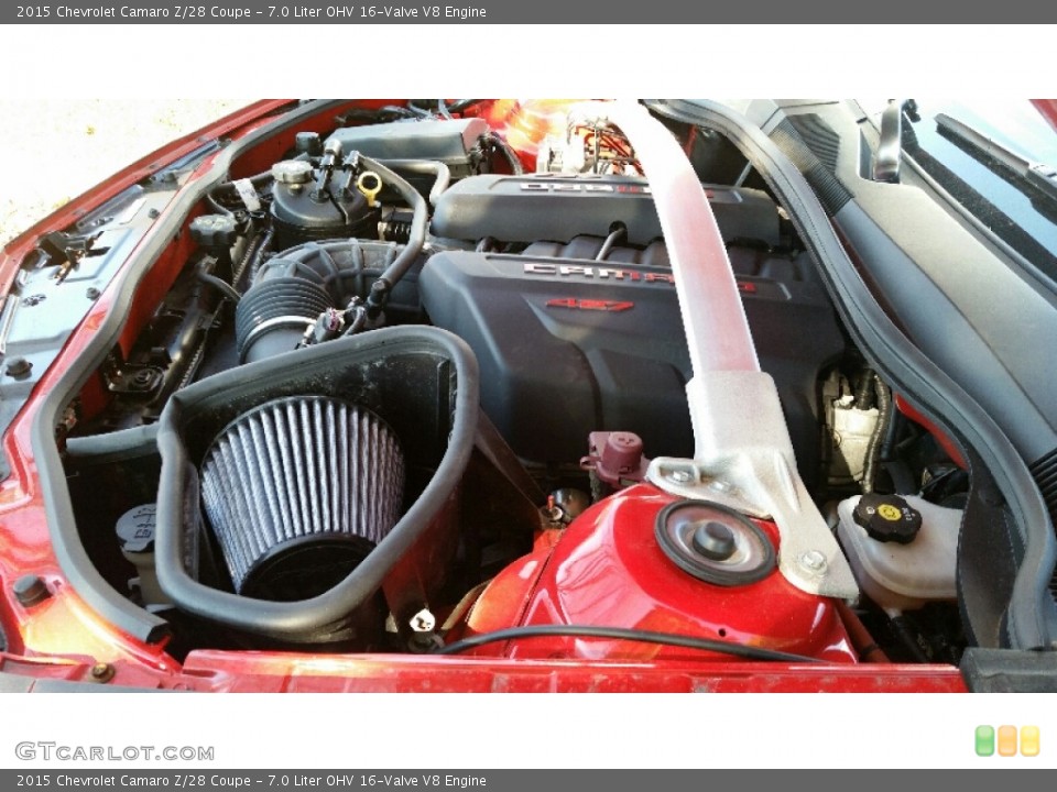 7.0 Liter OHV 16-Valve V8 2015 Chevrolet Camaro Engine
