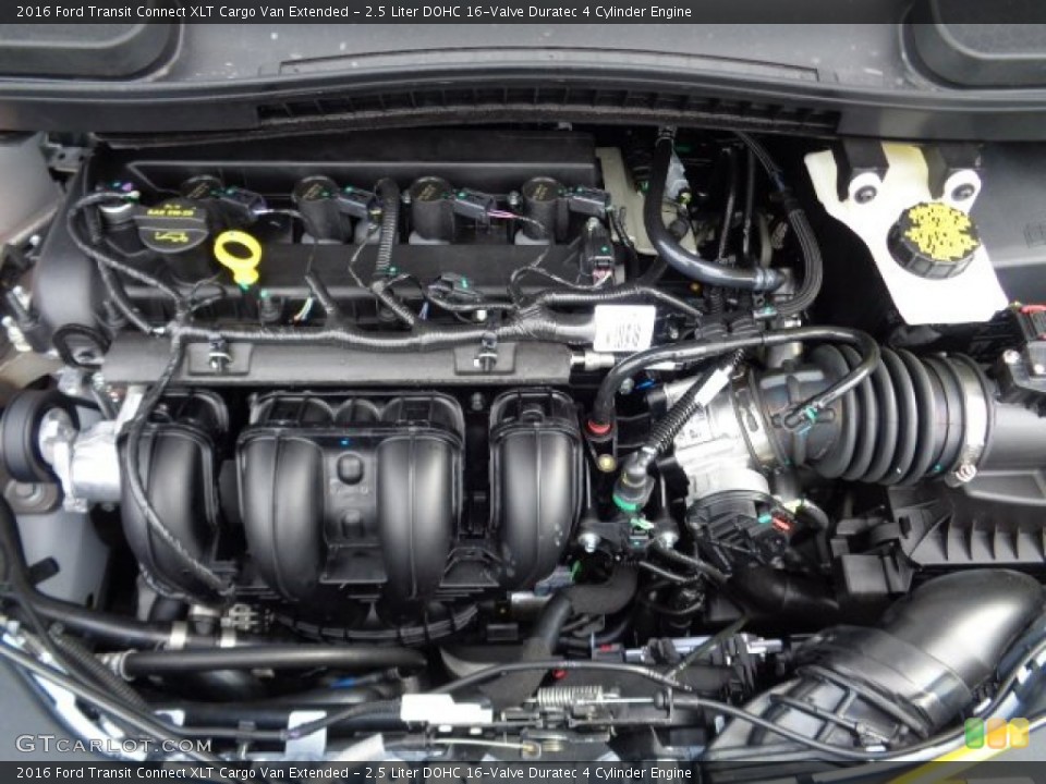 2.5 Liter DOHC 16-Valve Duratec 4 Cylinder Engine for the 2016 Ford Transit Connect #108412614