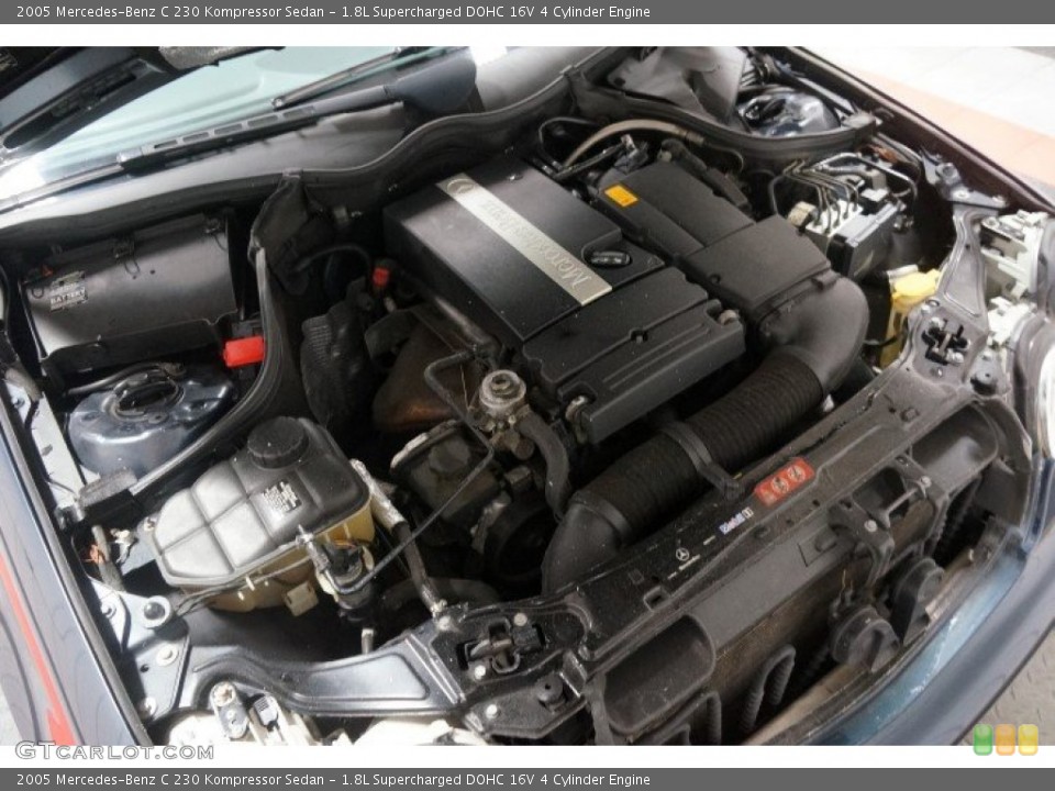 1.8L Supercharged DOHC 16V 4 Cylinder Engine for the 2005 Mercedes-Benz C #108414888