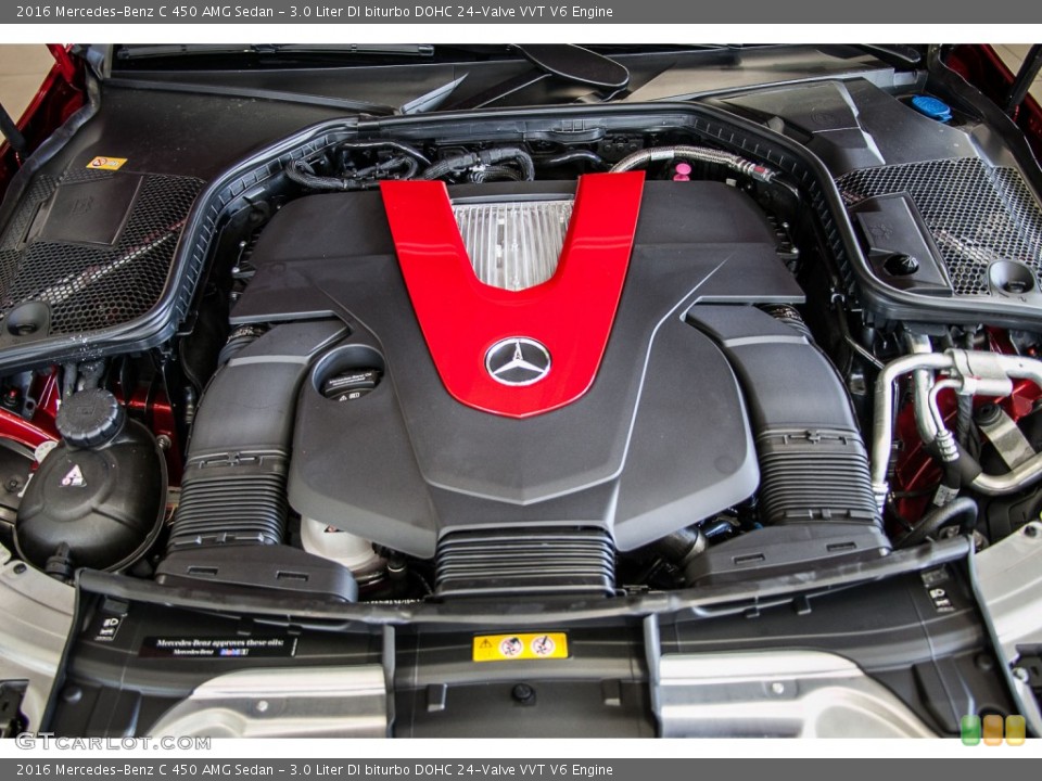 3.0 Liter DI biturbo DOHC 24-Valve VVT V6 Engine for the 2016 Mercedes-Benz C #108421239