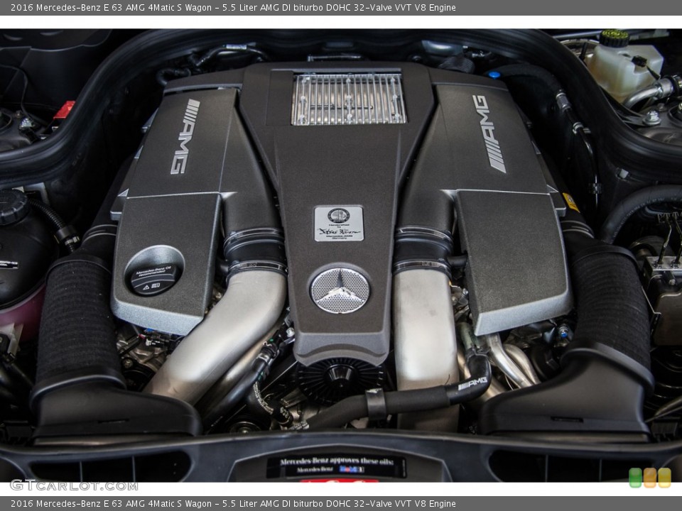 5.5 Liter AMG DI biturbo DOHC 32-Valve VVT V8 Engine for the 2016 Mercedes-Benz E #108421722