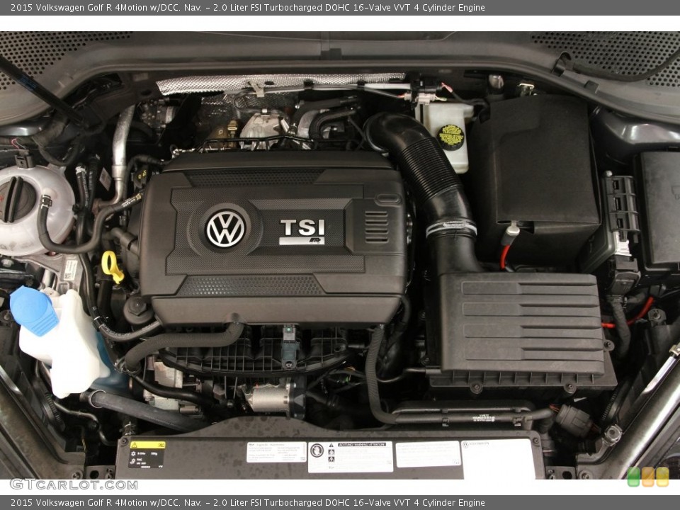 2.0 Liter FSI Turbocharged DOHC 16-Valve VVT 4 Cylinder 2015 Volkswagen Golf R Engine