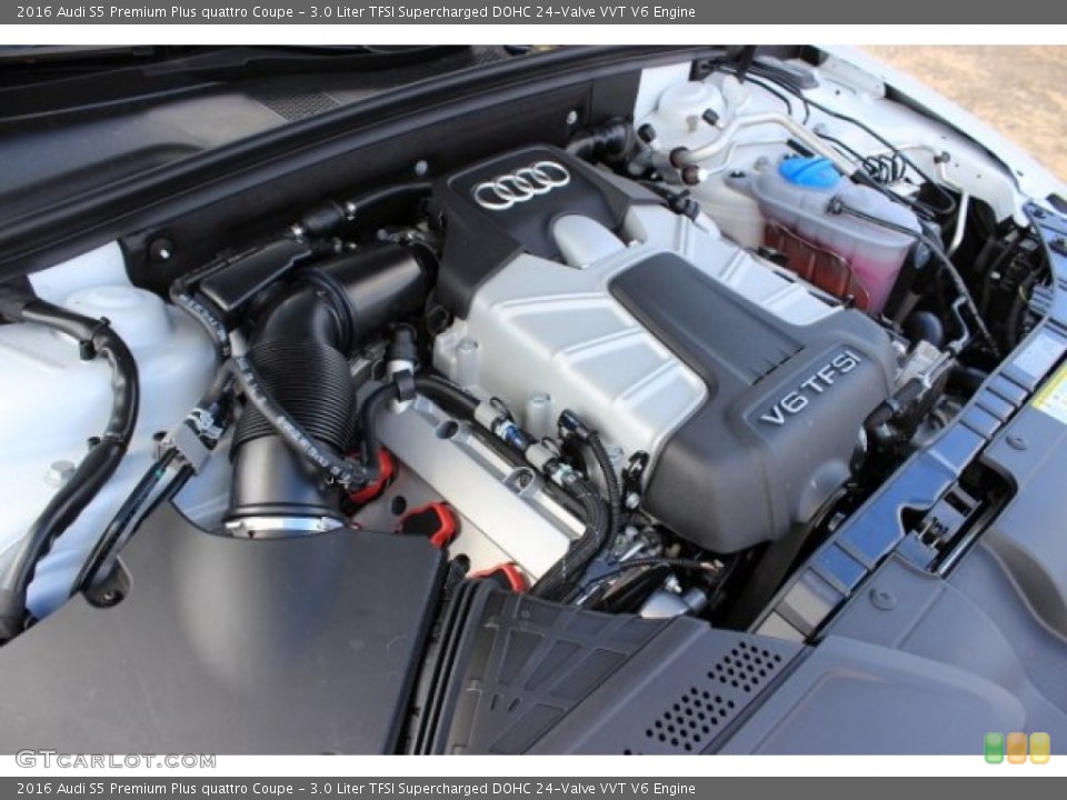 3.0 Liter TFSI Supercharged DOHC 24-Valve VVT V6 Engine for the 2016 Audi S5 #108455740