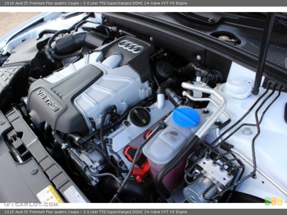 3.0 Liter TFSI Supercharged DOHC 24-Valve VVT V6 Engine for the 2016 Audi S5 #108455755