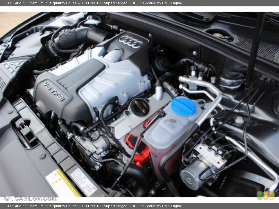 3.0 Liter TFSI Supercharged DOHC 24-Valve VVT V6 Engine for the 2016 Audi S5 #108456568