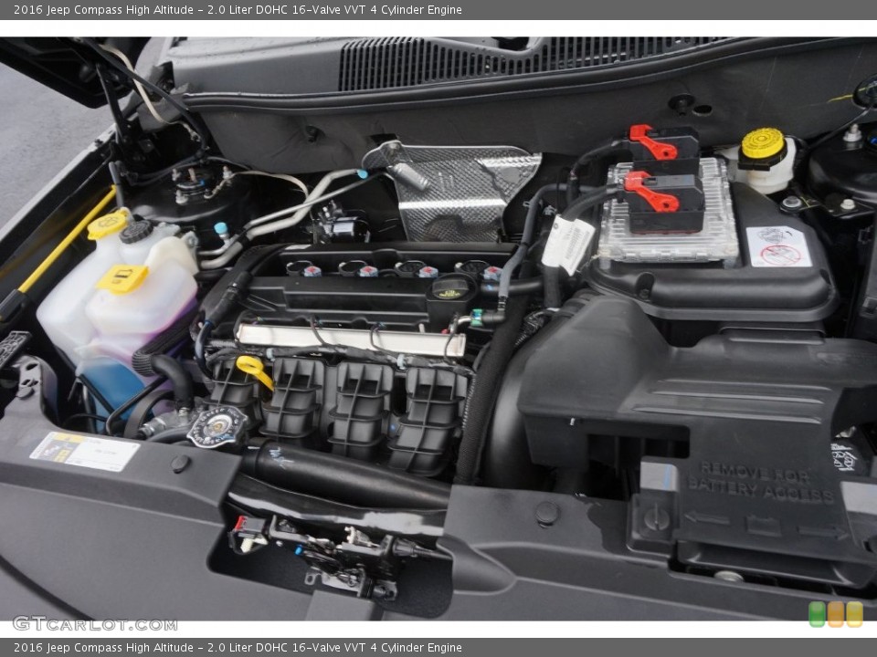 2.0 Liter DOHC 16-Valve VVT 4 Cylinder 2016 Jeep Compass Engine