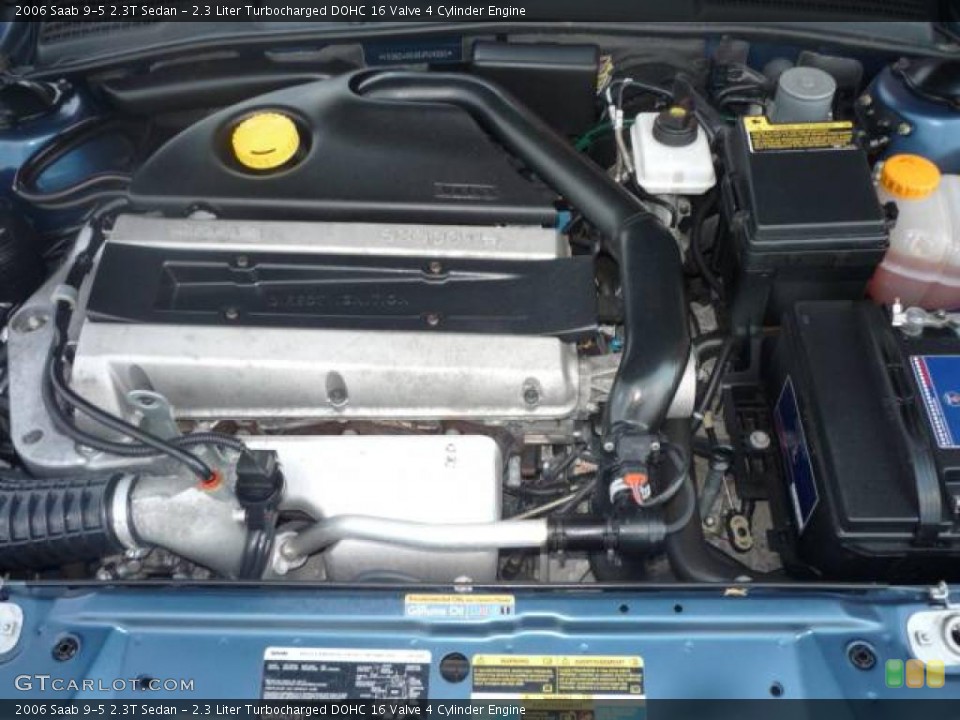 2.3 Liter Turbocharged DOHC 16 Valve 4 Cylinder Engine for the 2006 Saab 9-5 #10848089