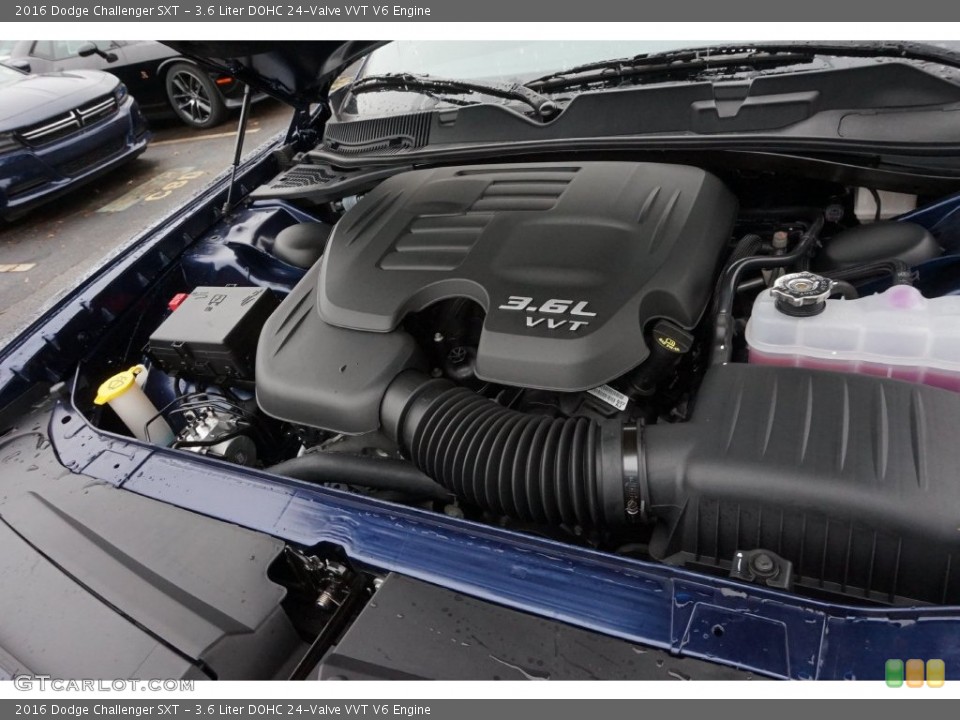 3.6 Liter DOHC 24-Valve VVT V6 2016 Dodge Challenger Engine