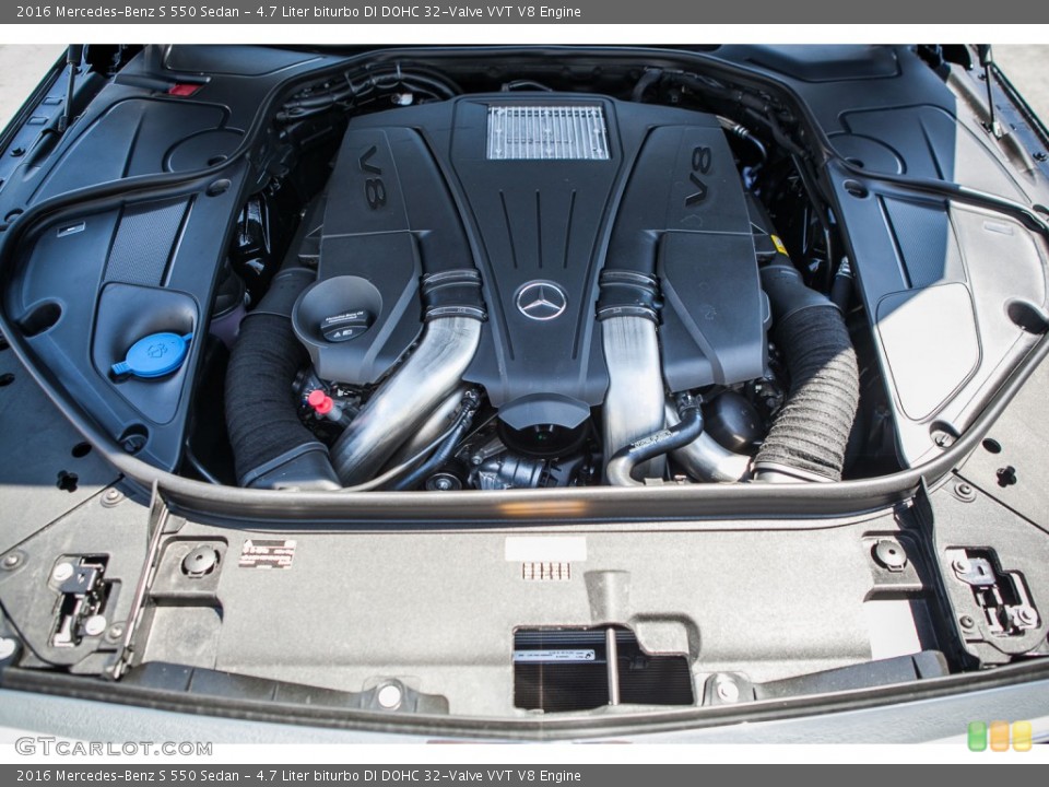 4.7 Liter biturbo DI DOHC 32-Valve VVT V8 Engine for the 2016 Mercedes-Benz S #108528890