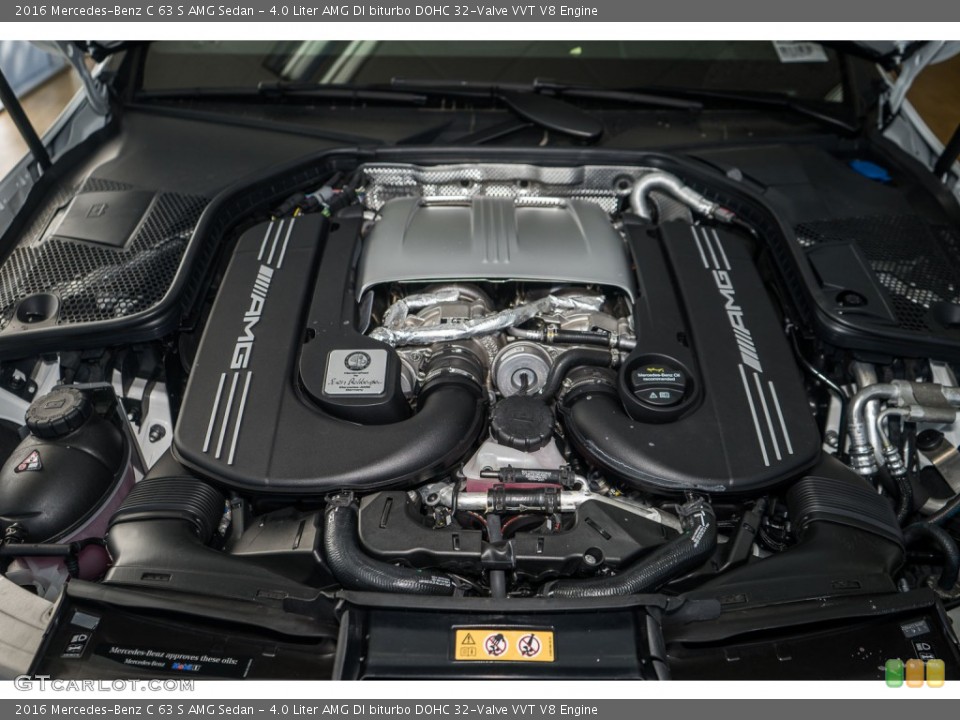 4.0 Liter AMG DI biturbo DOHC 32-Valve VVT V8 Engine for the 2016 Mercedes-Benz C #108543401