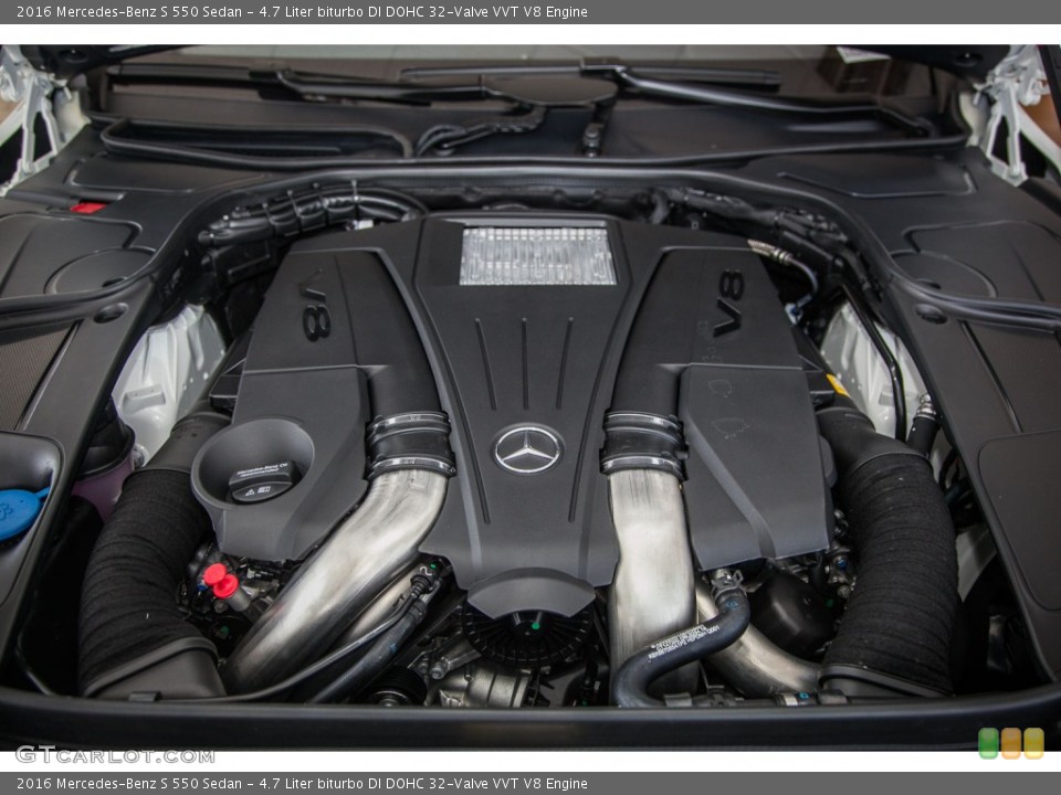 4.7 Liter biturbo DI DOHC 32-Valve VVT V8 Engine for the 2016 Mercedes-Benz S #108548543
