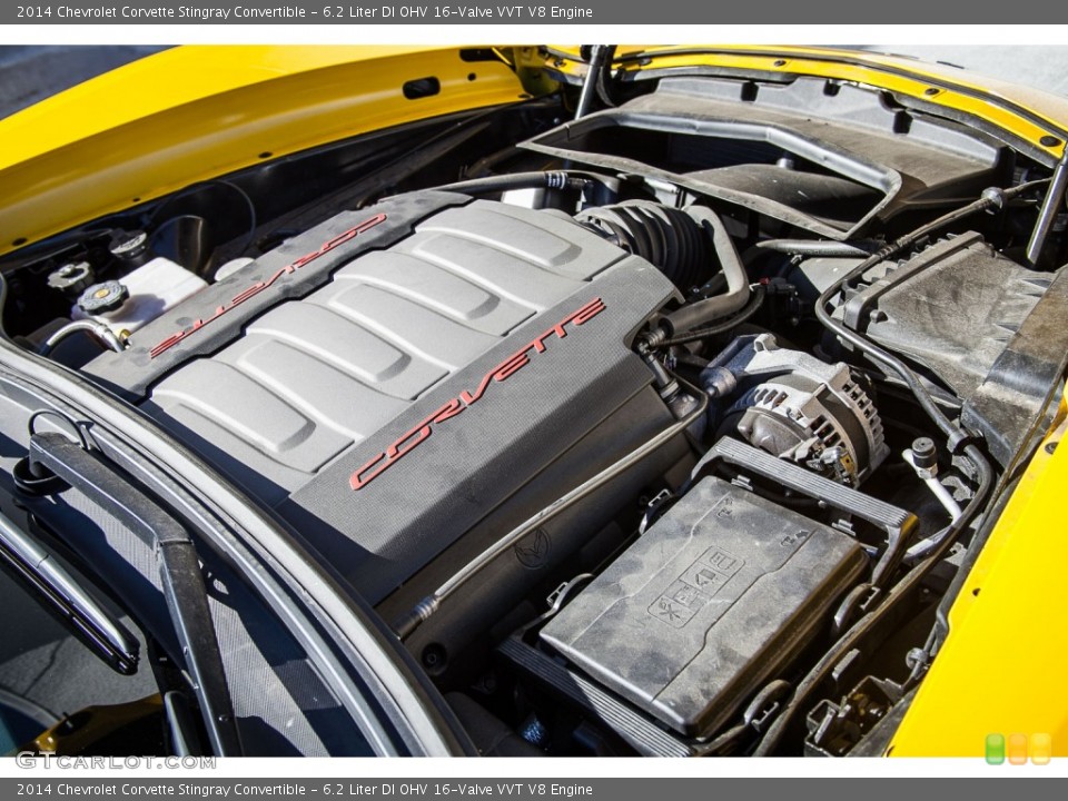 6.2 Liter DI OHV 16-Valve VVT V8 2014 Chevrolet Corvette Engine