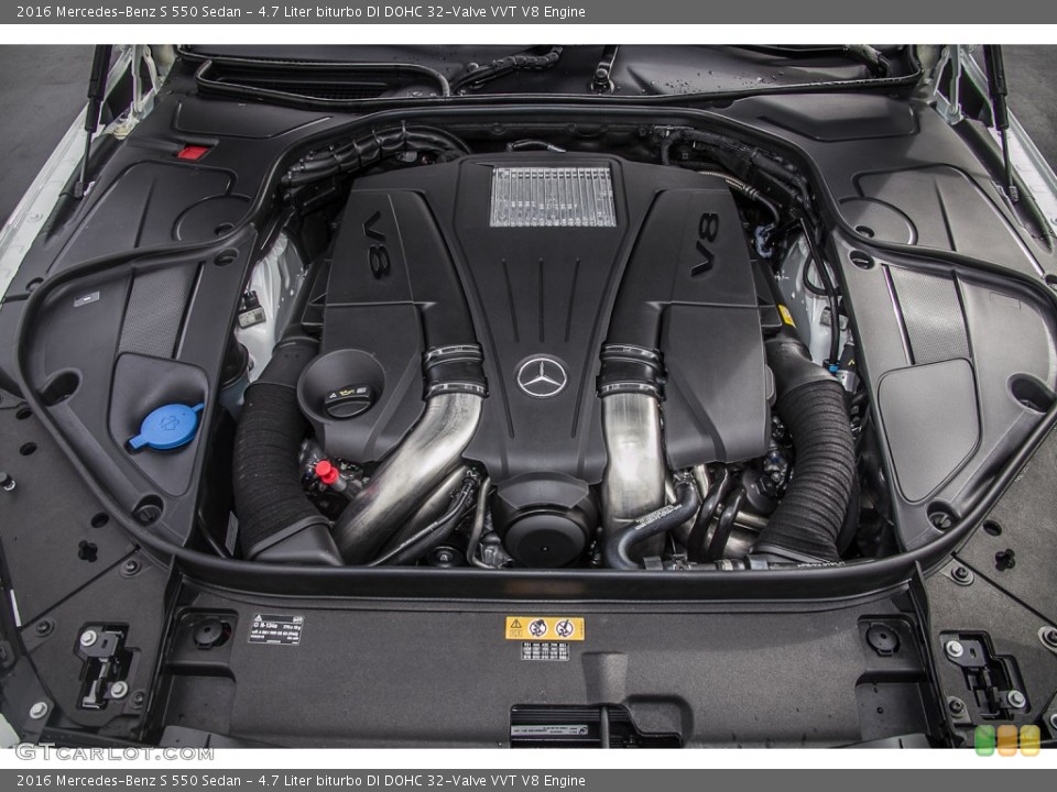 4.7 Liter biturbo DI DOHC 32-Valve VVT V8 Engine for the 2016 Mercedes-Benz S #108624917