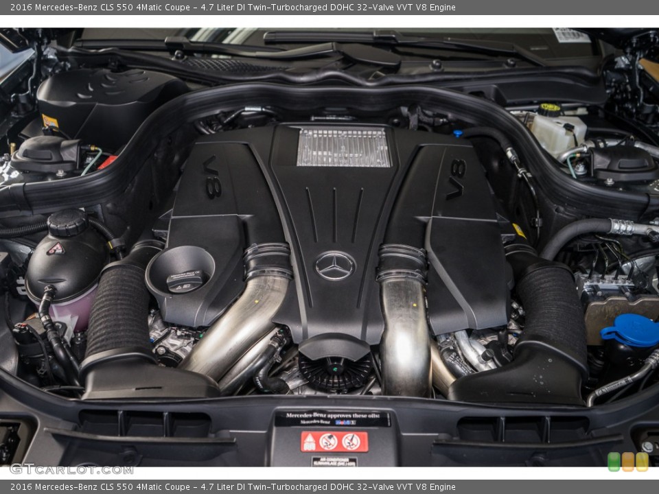 4.7 Liter DI Twin-Turbocharged DOHC 32-Valve VVT V8 Engine for the 2016 Mercedes-Benz CLS #108709768