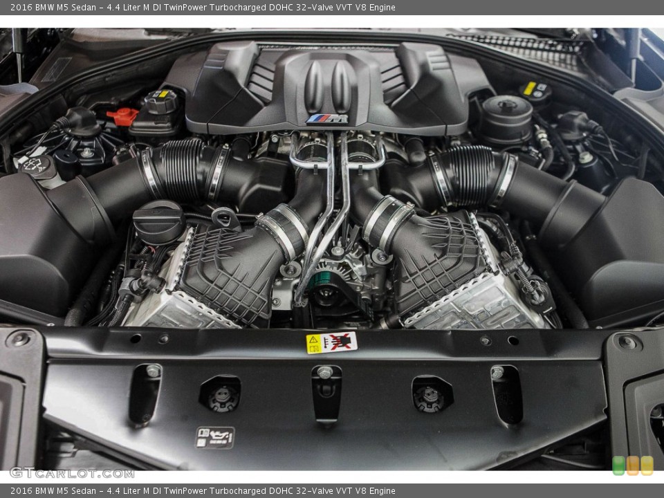 4.4 Liter M DI TwinPower Turbocharged DOHC 32-Valve VVT V8 Engine for the 2016 BMW M5 #108749417