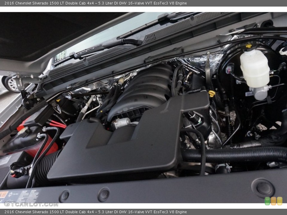 5.3 Liter DI OHV 16-Valve VVT EcoTec3 V8 2016 Chevrolet Silverado 1500 Engine