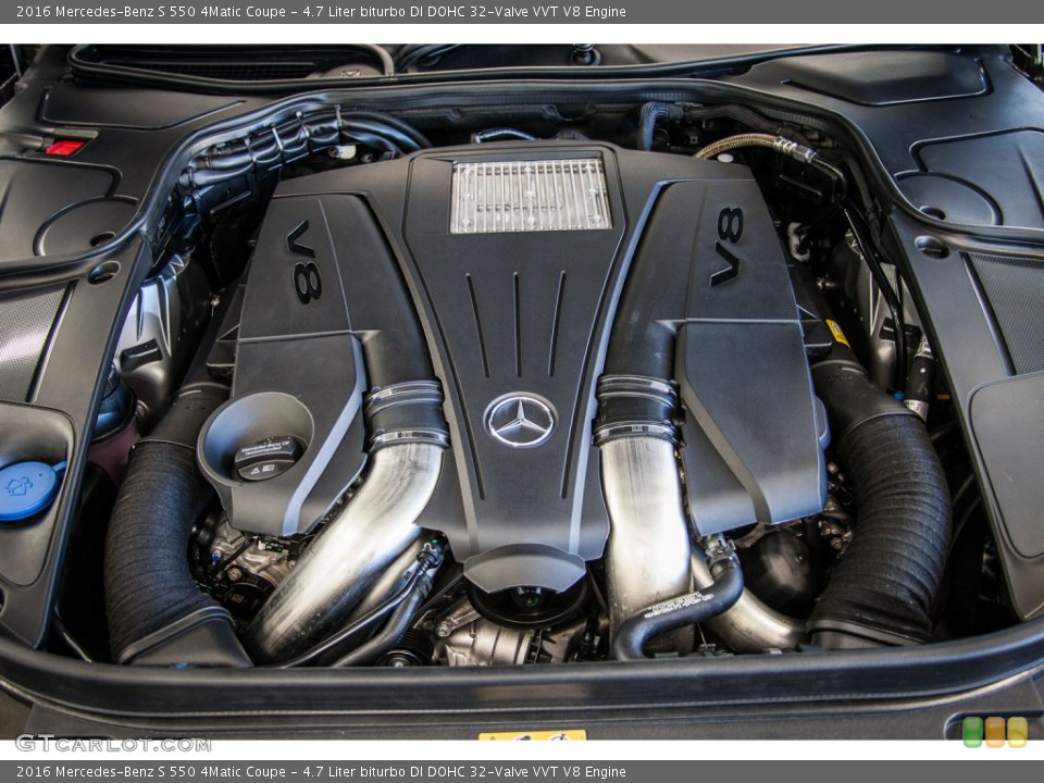 4.7 Liter biturbo DI DOHC 32-Valve VVT V8 Engine for the 2016 Mercedes-Benz S #108780493