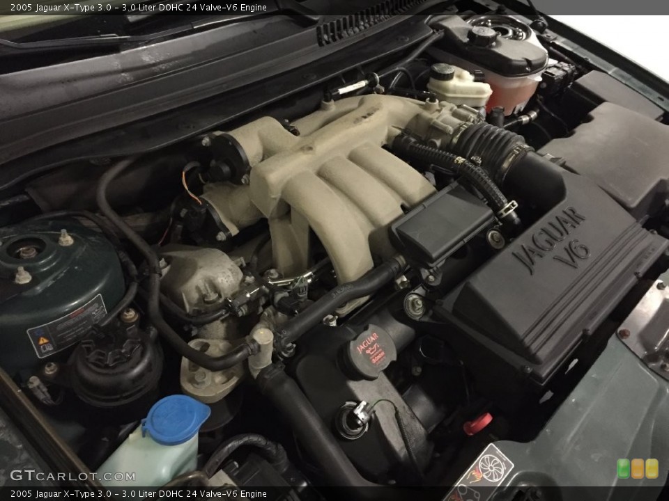 3.0 Liter DOHC 24 Valve-V6 2005 Jaguar X-Type Engine