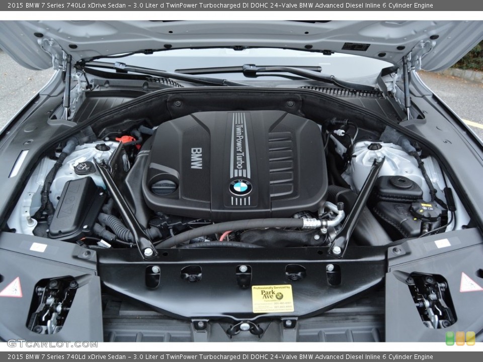 3.0 Liter d TwinPower Turbocharged DI DOHC 24-Valve BMW Advanced Diesel Inline 6 Cylinder Engine for the 2015 BMW 7 Series #108799794
