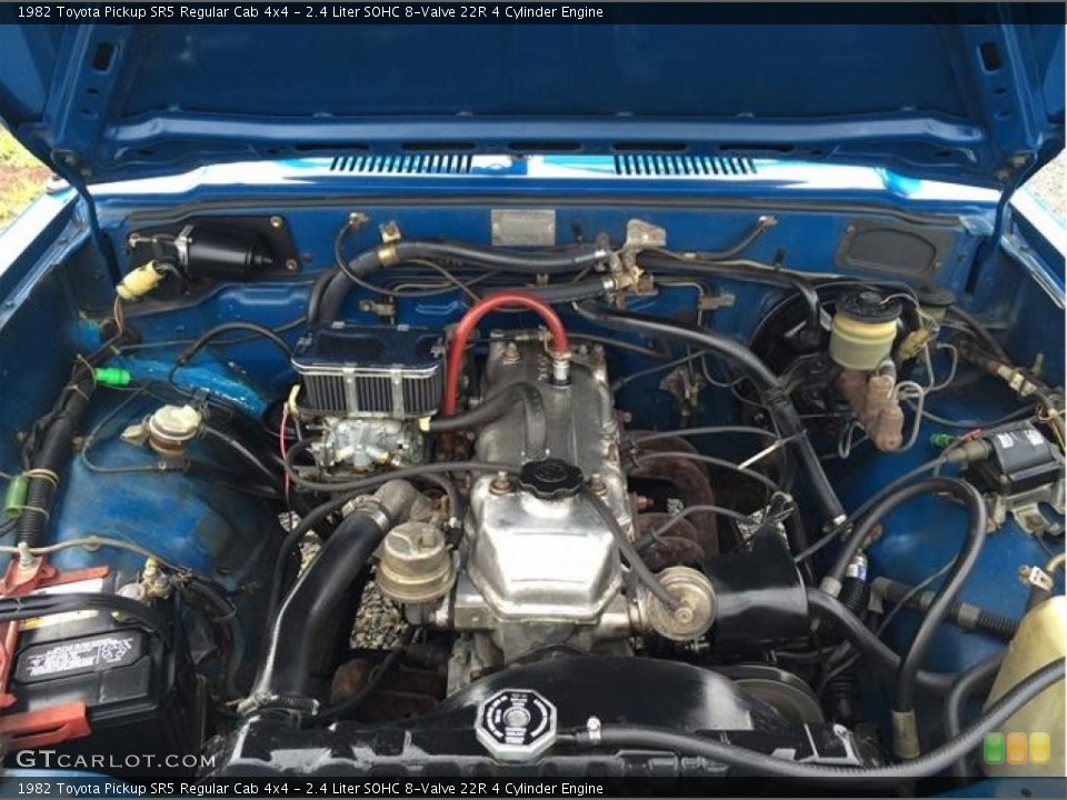 2.4 Liter SOHC 8-Valve 22R 4 Cylinder Engine for the 1982 Toyota Pickup #108811635