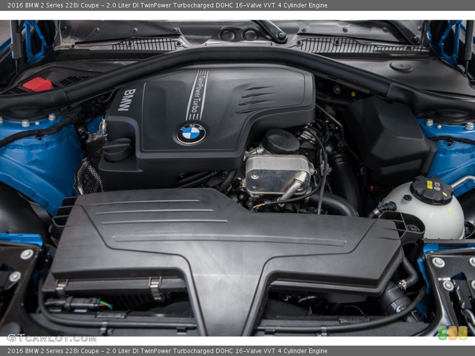 2.0 Liter DI TwinPower Turbocharged DOHC 16-Valve VVT 4 Cylinder Engine for the 2016 BMW 2 Series #108818598