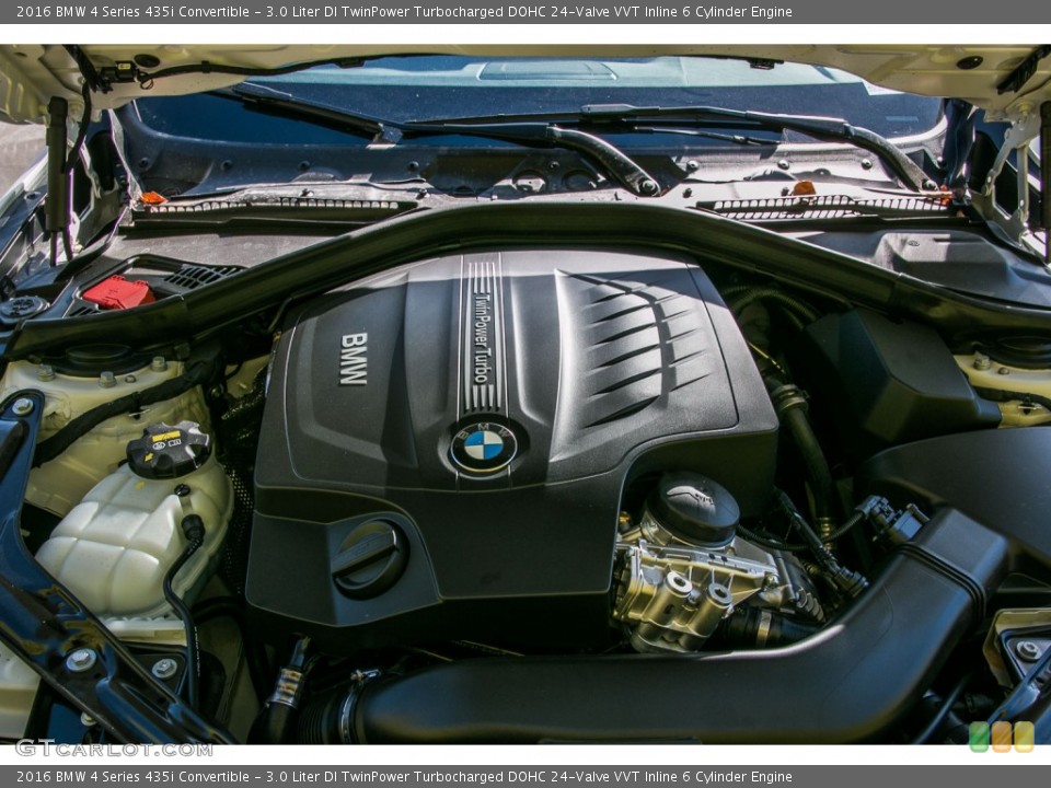 3.0 Liter DI TwinPower Turbocharged DOHC 24-Valve VVT Inline 6 Cylinder Engine for the 2016 BMW 4 Series #108819999