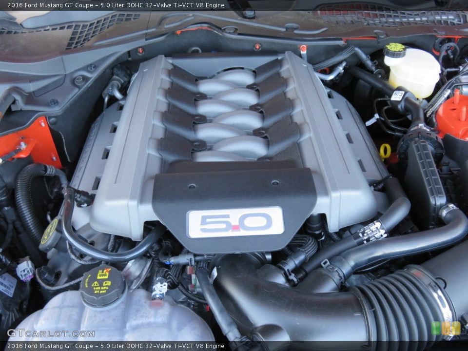 5.0 Liter DOHC 32-Valve Ti-VCT V8 Engine for the 2016 Ford Mustang #108874150