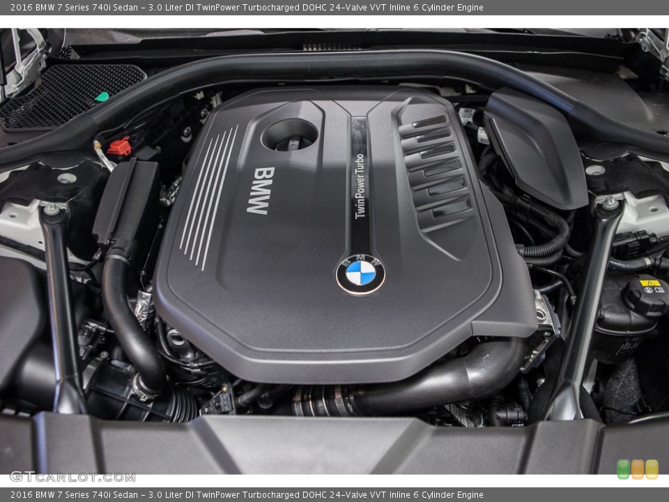3.0 Liter DI TwinPower Turbocharged DOHC 24-Valve VVT Inline 6 Cylinder Engine for the 2016 BMW 7 Series #108883196