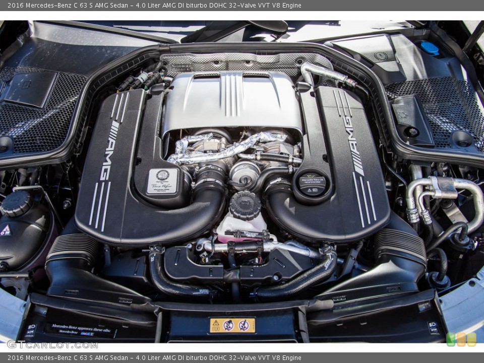 4.0 Liter AMG DI biturbo DOHC 32-Valve VVT V8 Engine for the 2016 Mercedes-Benz C #108912791