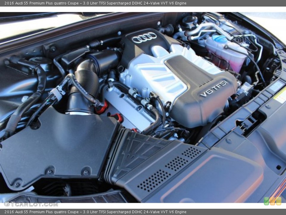 3.0 Liter TFSI Supercharged DOHC 24-Valve VVT V6 Engine for the 2016 Audi S5 #108917876