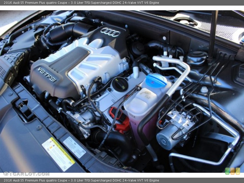 3.0 Liter TFSI Supercharged DOHC 24-Valve VVT V6 Engine for the 2016 Audi S5 #108917888