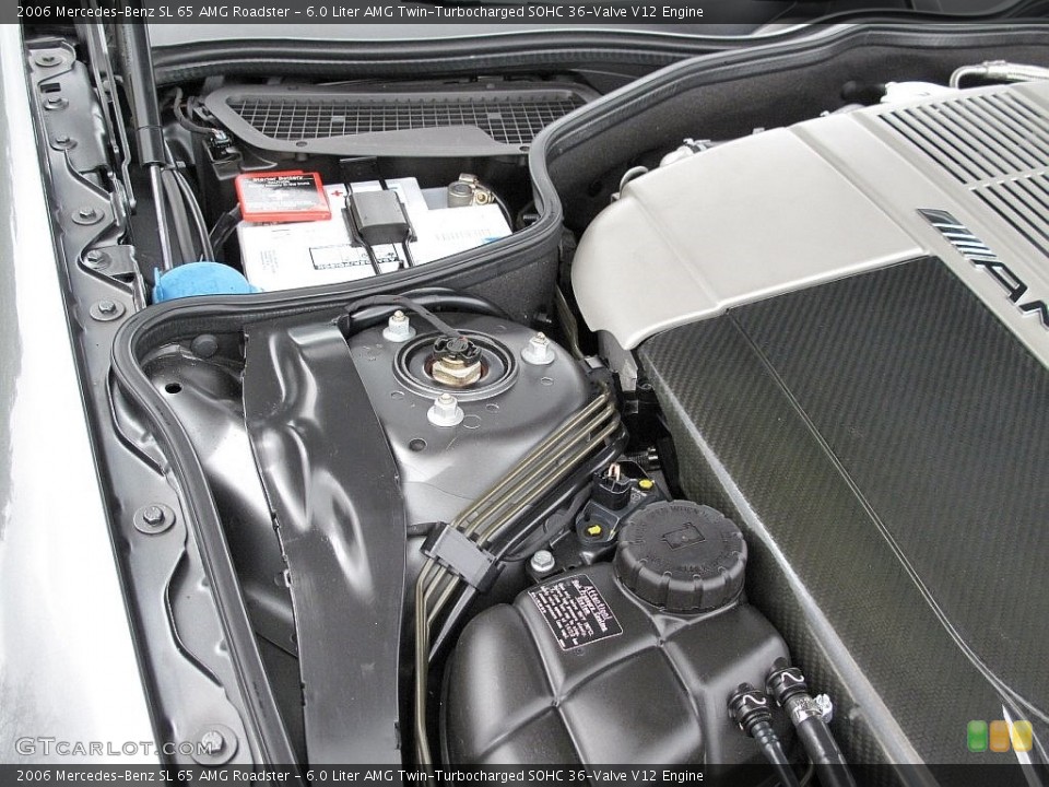 6.0 Liter AMG Twin-Turbocharged SOHC 36-Valve V12 Engine for the 2006 Mercedes-Benz SL #108947504
