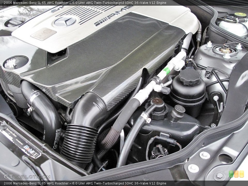 6.0 Liter AMG Twin-Turbocharged SOHC 36-Valve V12 Engine for the 2006 Mercedes-Benz SL #108947532