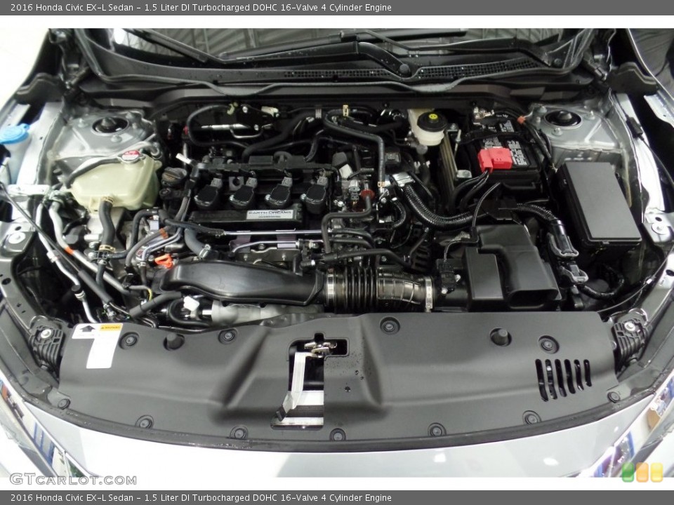 1.5 Liter DI Turbocharged DOHC 16-Valve 4 Cylinder Engine for the 2016 Honda Civic #108960589