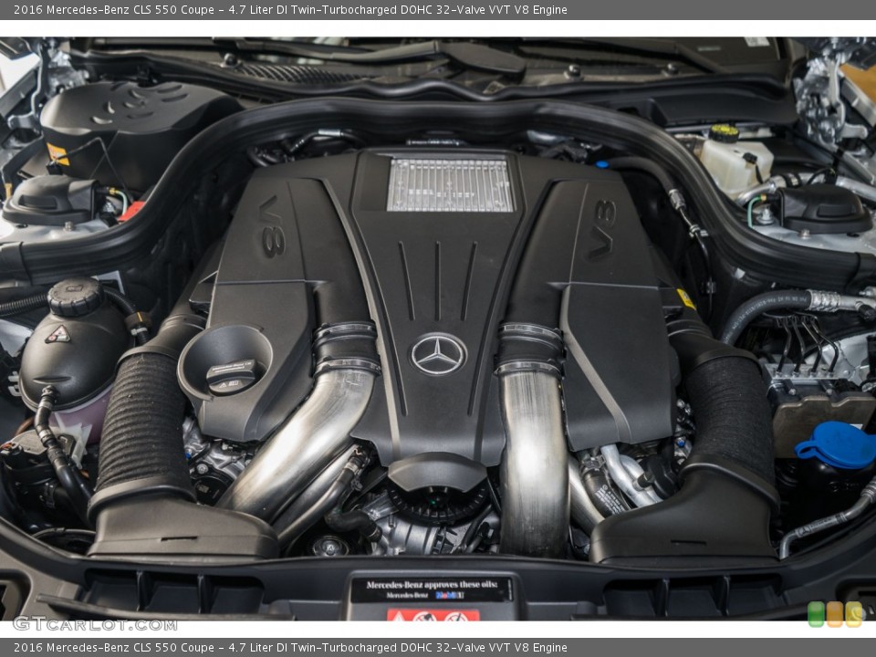 4.7 Liter DI Twin-Turbocharged DOHC 32-Valve VVT V8 Engine for the 2016 Mercedes-Benz CLS #108974792