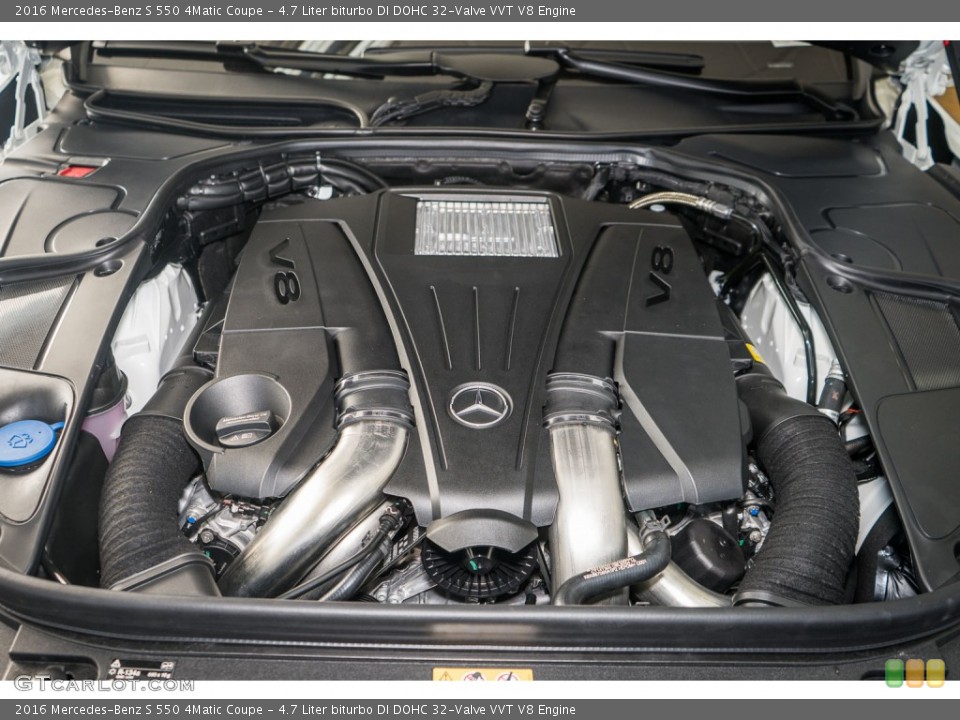 4.7 Liter biturbo DI DOHC 32-Valve VVT V8 Engine for the 2016 Mercedes-Benz S #108975207