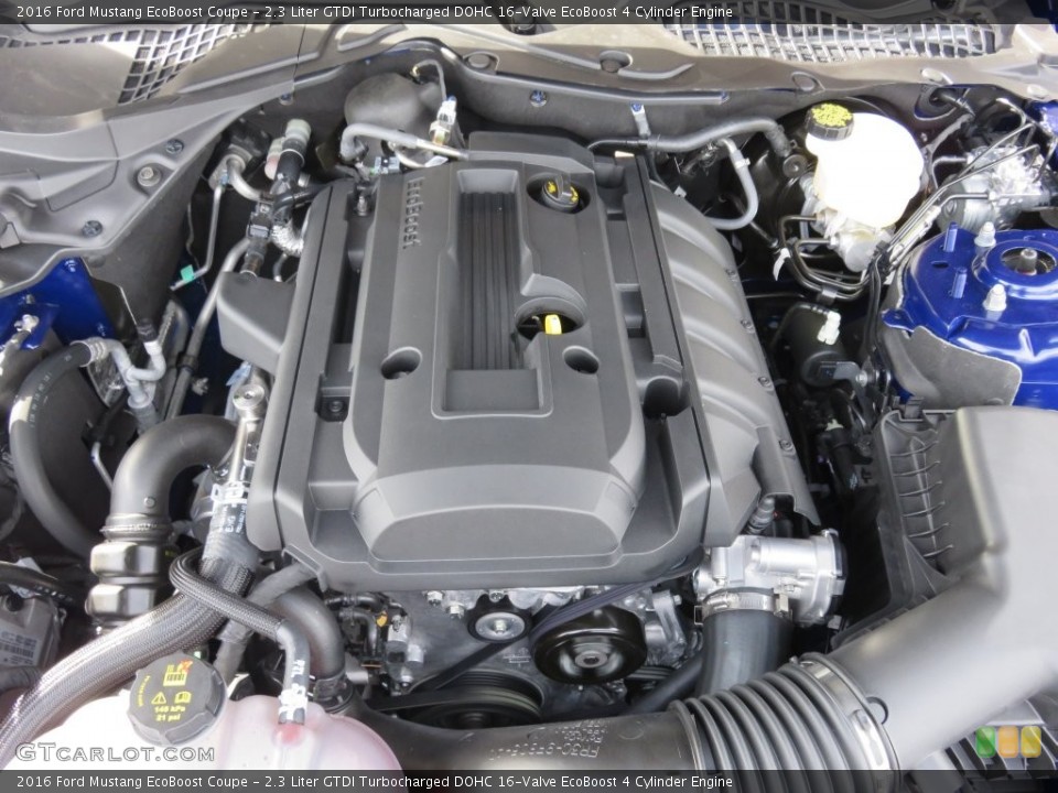 2.3 Liter GTDI Turbocharged DOHC 16-Valve EcoBoost 4 Cylinder Engine for the 2016 Ford Mustang #109072391