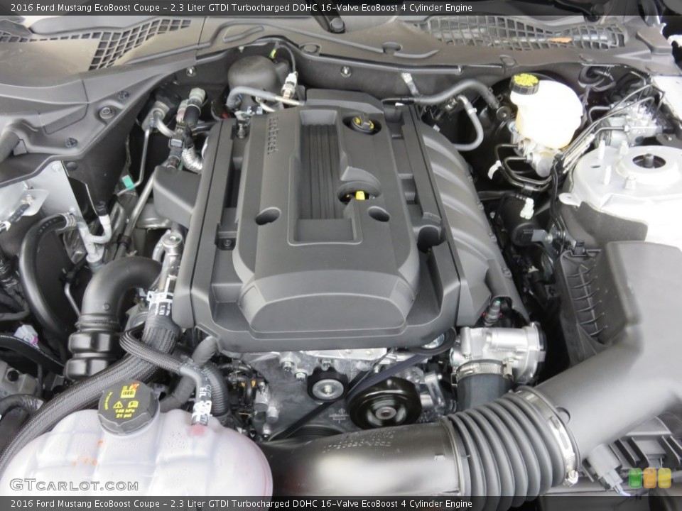 2.3 Liter GTDI Turbocharged DOHC 16-Valve EcoBoost 4 Cylinder Engine for the 2016 Ford Mustang #109073163