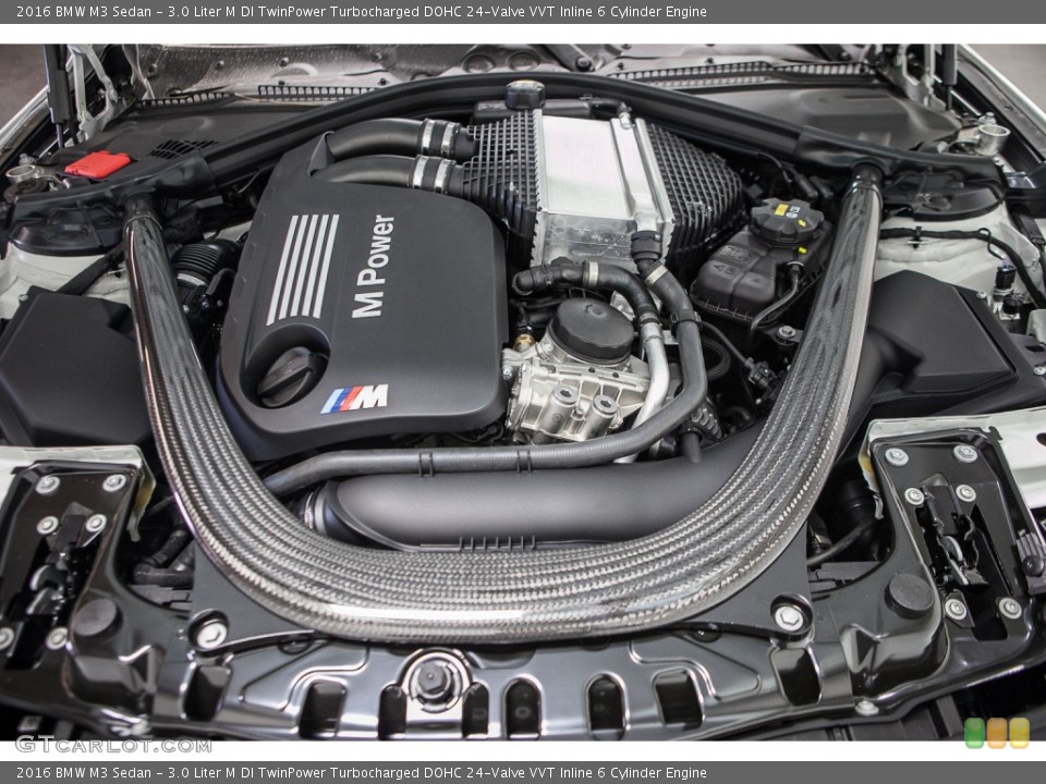 3.0 Liter M DI TwinPower Turbocharged DOHC 24-Valve VVT Inline 6 Cylinder Engine for the 2016 BMW M3 #109089001
