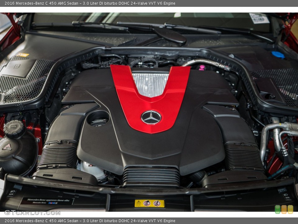 3.0 Liter DI biturbo DOHC 24-Valve VVT V6 Engine for the 2016 Mercedes-Benz C #109104061