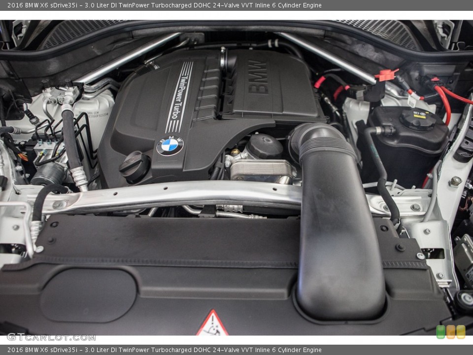 3.0 Liter DI TwinPower Turbocharged DOHC 24-Valve VVT Inline 6 Cylinder Engine for the 2016 BMW X6 #109143957