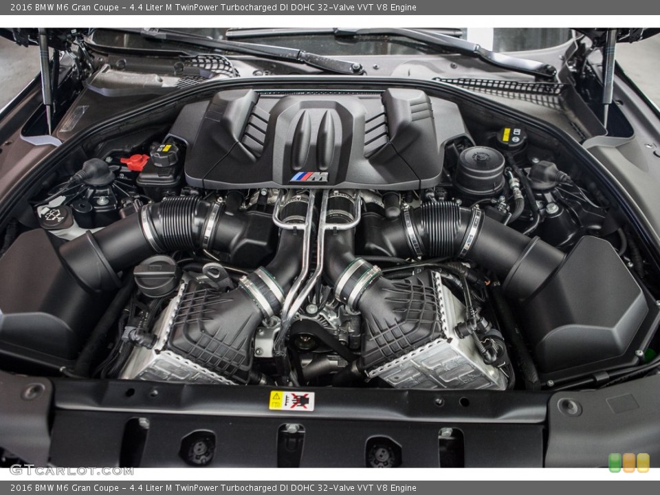 4.4 Liter M TwinPower Turbocharged DI DOHC 32-Valve VVT V8 Engine for the 2016 BMW M6 #109176730