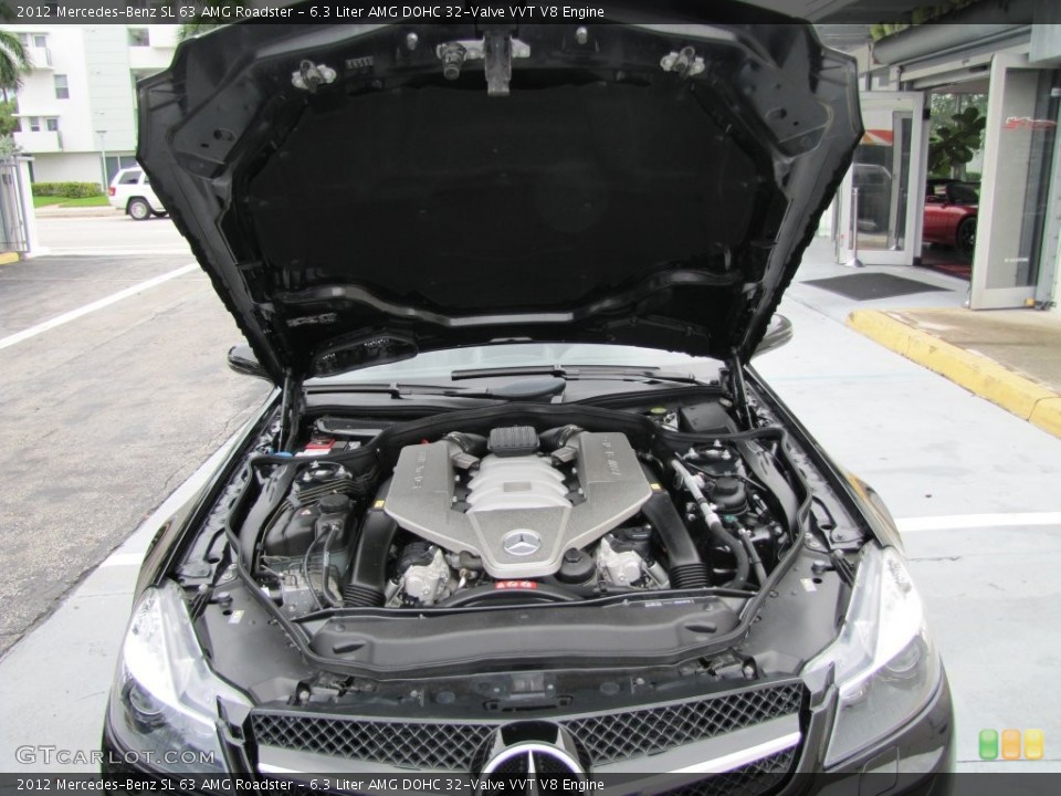 6.3 Liter AMG DOHC 32-Valve VVT V8 2012 Mercedes-Benz SL Engine