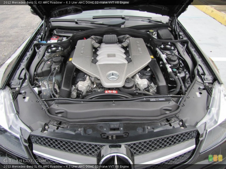 6.3 Liter AMG DOHC 32-Valve VVT V8 Engine for the 2012 Mercedes-Benz SL #109200814