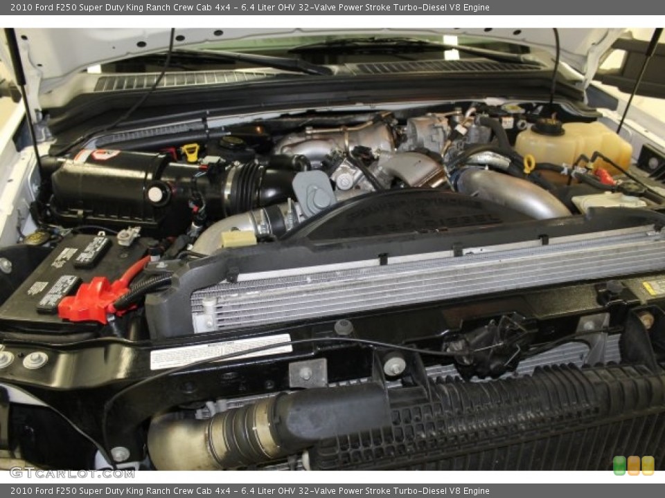 6.4 Liter OHV 32-Valve Power Stroke Turbo-Diesel V8 Engine for the 2010 Ford F250 Super Duty #109230916