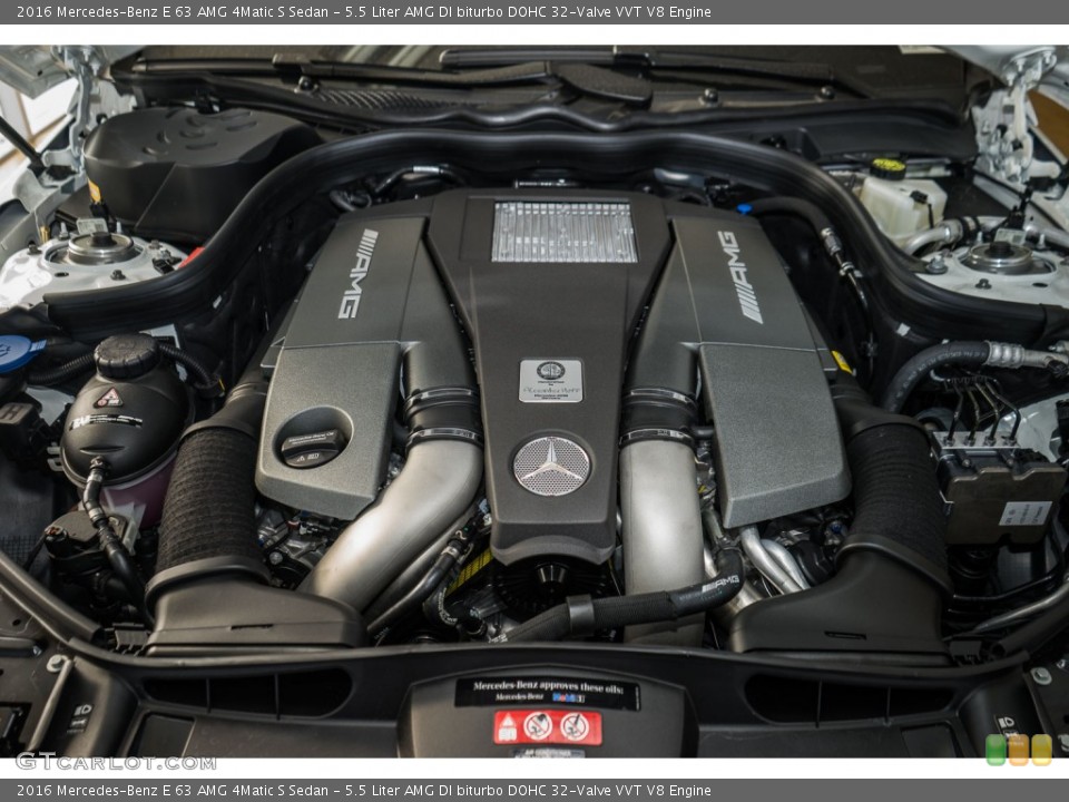5.5 Liter AMG DI biturbo DOHC 32-Valve VVT V8 Engine for the 2016 Mercedes-Benz E #109233201
