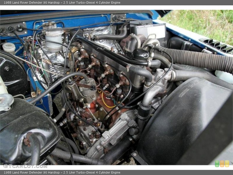 2.5 Liter Turbo-Diesel 4 Cylinder 1988 Land Rover Defender Engine