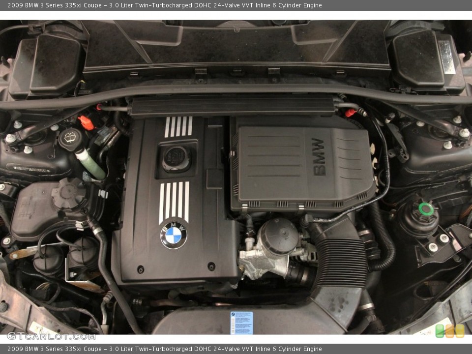 3.0 Liter Twin-Turbocharged DOHC 24-Valve VVT Inline 6 Cylinder Engine for the 2009 BMW 3 Series #109265559