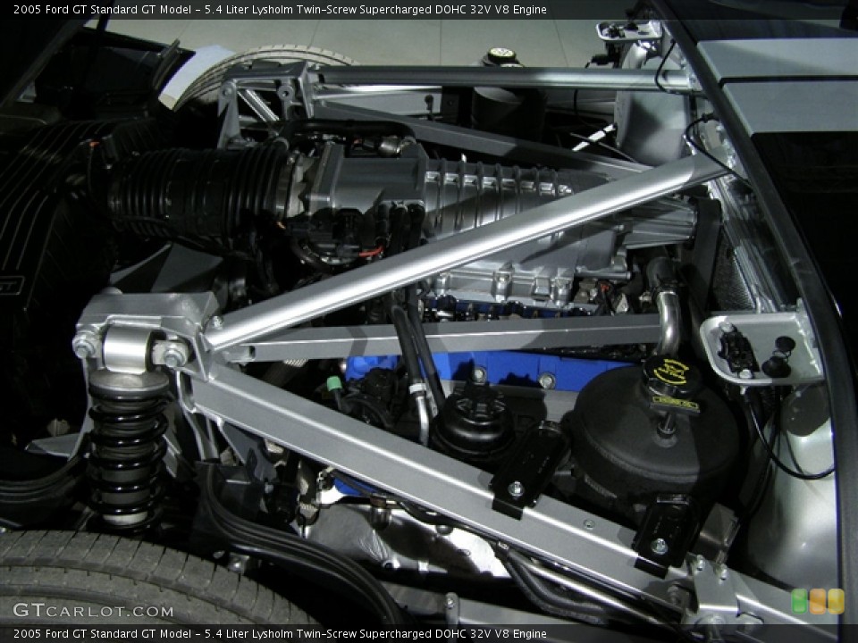 5.4 Liter Lysholm Twin-Screw Supercharged DOHC 32V V8 Engine for the 2005 Ford GT #109300