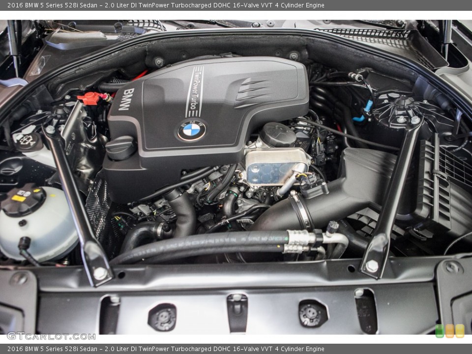 2.0 Liter DI TwinPower Turbocharged DOHC 16-Valve VVT 4 Cylinder Engine for the 2016 BMW 5 Series #109300726